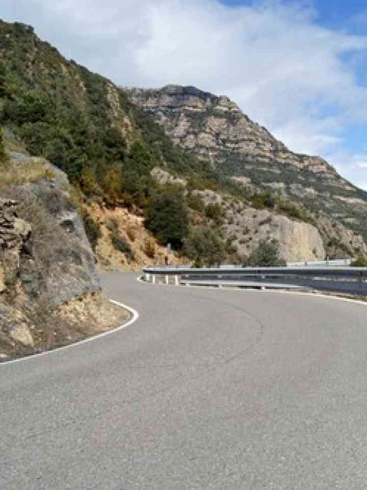 mountain road curve
